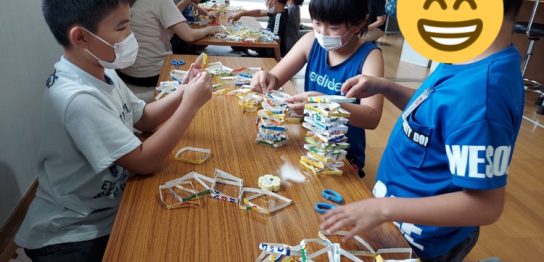 グリンピースじゃんけん O 特定非営利活動法人笑福会