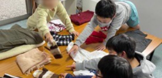 グリンピースじゃんけん O 特定非営利活動法人笑福会