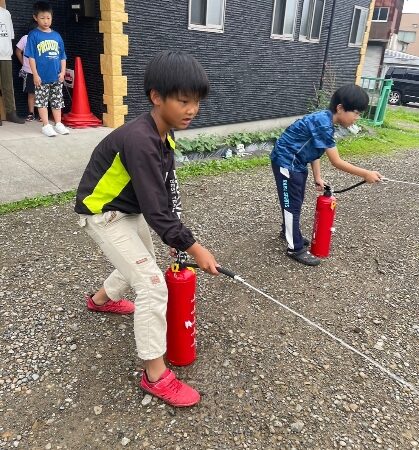 避難訓練・消火訓練👨‍🚒