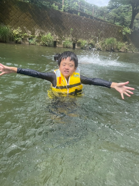 大川原峡、桐原の滝😆