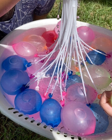 公園で水遊び♪