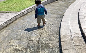 噴水公園へ⛲