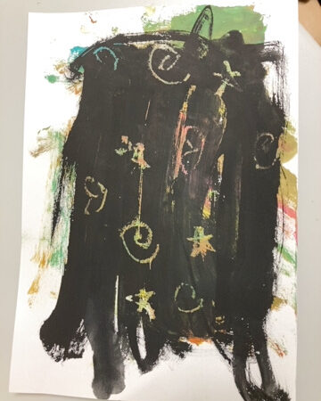 秋の壁面製作🍂