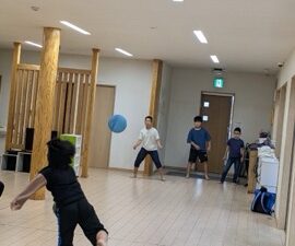 今日も開催！ドッチボール大会🥎