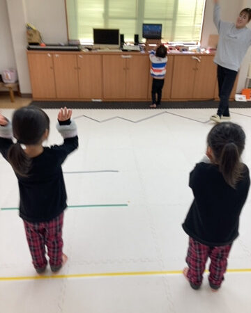 身体を伸ばそう！