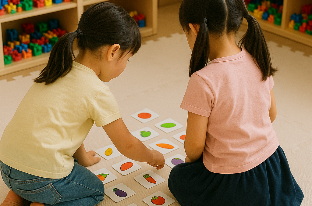 🍎絵合わせカードゲーム＆塗り絵タイム🍓