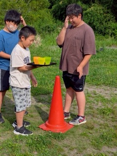 🌟～ウェイター歩き ジグザグコースに挑戦！～🌟
