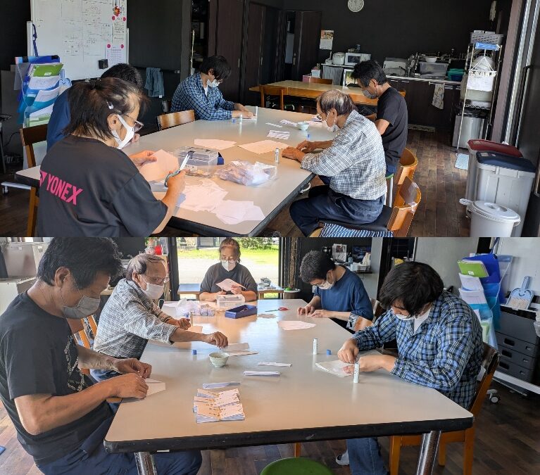 箸袋作成🥢風景